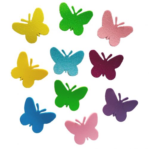 Samolepky z pěnovky - motýlci