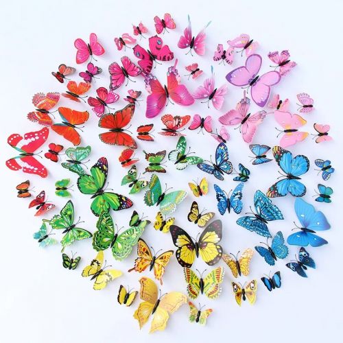 Barevní motýli s magnetem všechny barvy