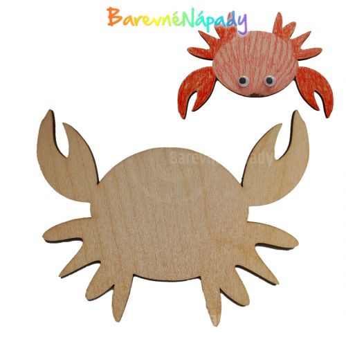 krab_dřevěný výřez k dotvoření