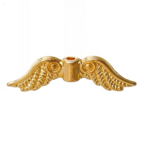 andělská křídla zakroucená zlatá
