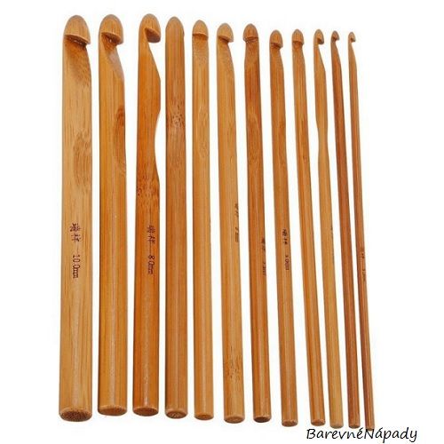 bambusové háčky 12 velikostí
