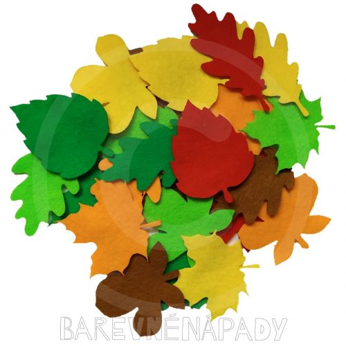 FILCOVÉ listy_podzimní mix tvarů a barev