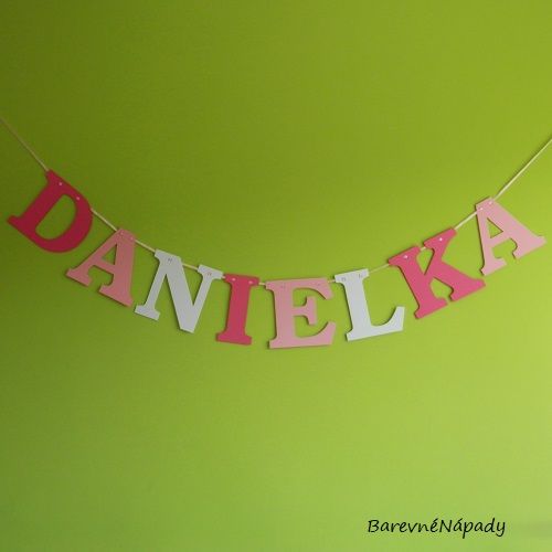 girlanda se jménem Danielka.JPG