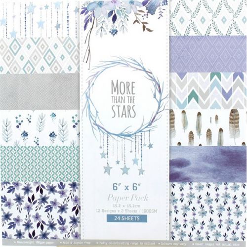 More than stars_scrapbookové papíry