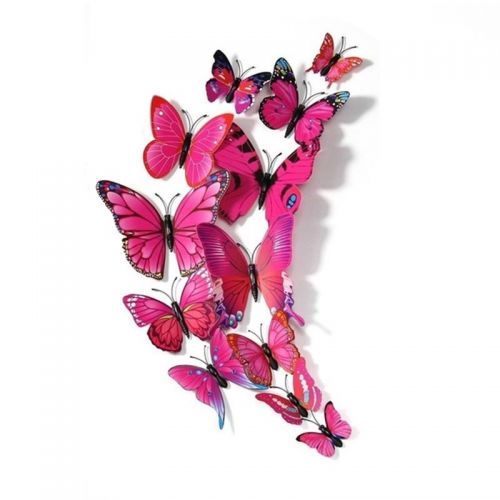 motýlci s magnetem_růžový mix