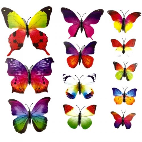 Motýli mix barev_vzor 2