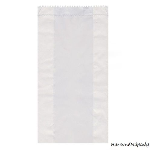 papírový sáček bílý