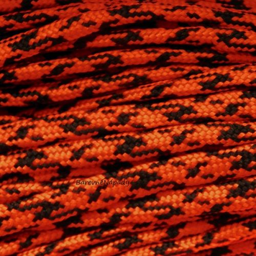 Paracord šňůra 4mm_oranžová 110.JPG