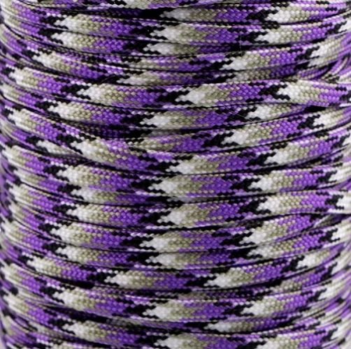 Paracord šňůra_fialovošedý mix