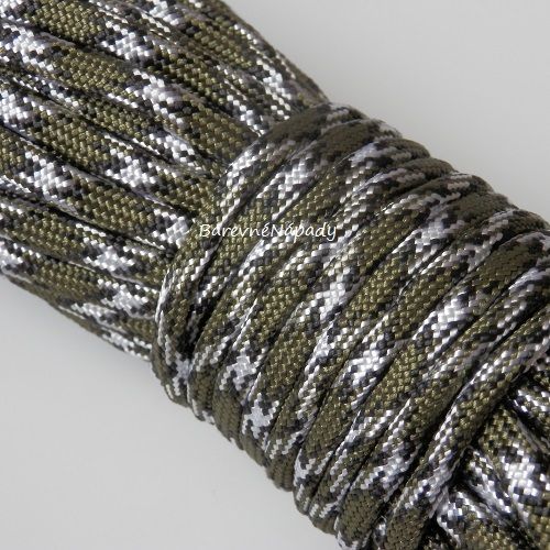 Paracord šňůra khaki mix 188