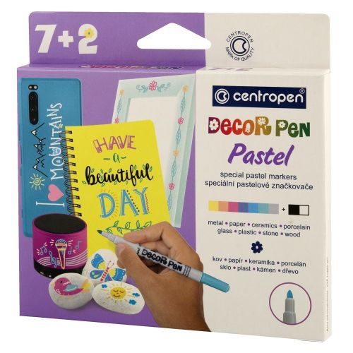 Pastelové popisovače Decor Pen