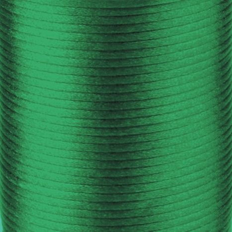 saténová šňůrka 2mm_tmavě zelená