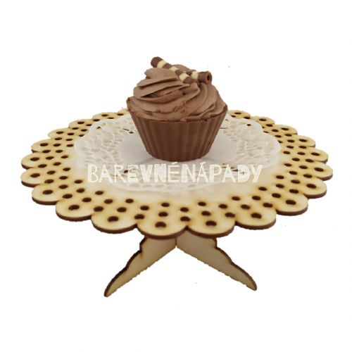 stojánek na cupcaky a cukroví_krajkový