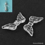andělská křídla transparentní plastová