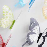 Transparentní motýli - 18ks