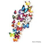 Barevní motýlci - 19ks