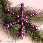 Vánoční hvězda - fialová
