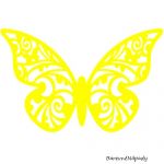Velký filigránový motýl