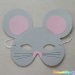 Karnevalová maska myška
