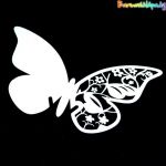 Motýl perleťový - vzor 7