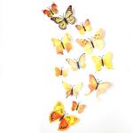 Motýlí magnety-žlutý mix