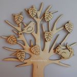 Podzimní strom dřevěný - kreativní sada