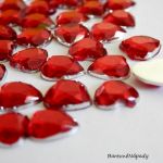 Plastová srdíčka 12mm - 50ks