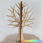 Rozvětvený strom dvojitý 3D