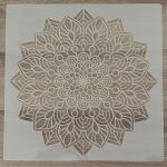 Šablona - mandala velká