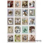 Poštovní známky Vintage - 80ks