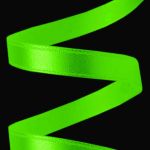 Saténová stuha - zelená neonová