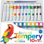 Temperové barvy - sada 10+1ks